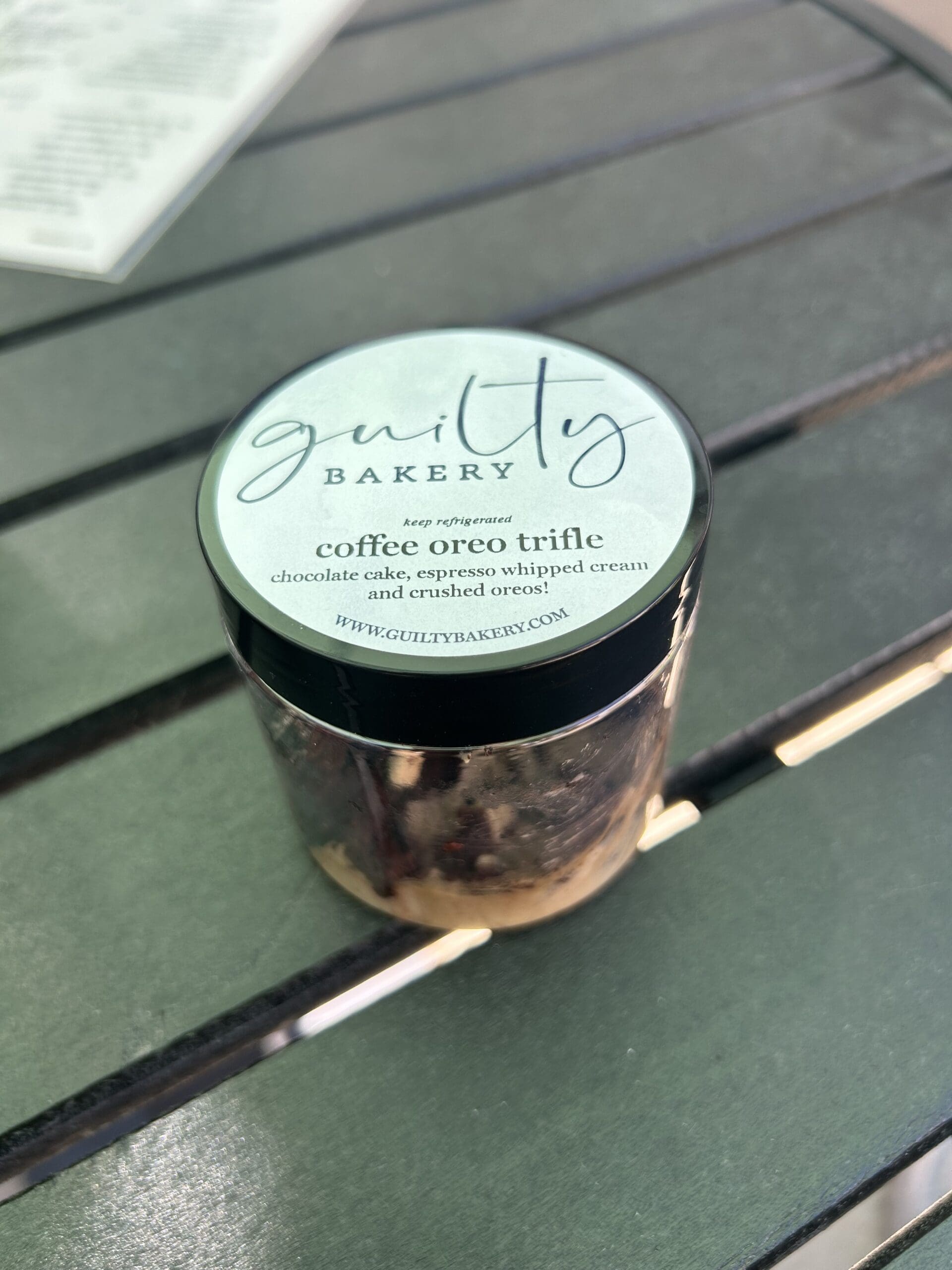 picture of a dessert in a jar